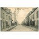 carte postale ancienne 56 SAINTE-ANNE-D'AURAY. Rue de la Gare 1909. Timbre arraché...