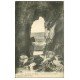 carte postale ancienne 56 SAINT-PIERRE-QUIBERON. Personnage Arche Grotte de Kergroix
