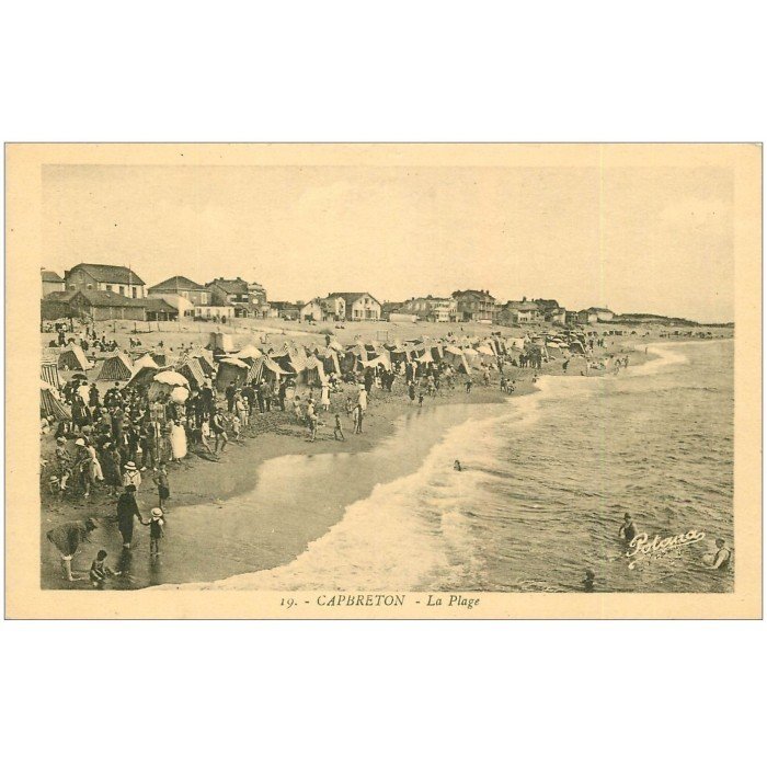 Carte Postale Ancienne – Capbreton La Plage (Landes 40), édition Originale, état D'occasion