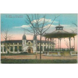 carte postale ancienne 40 DAX. Arènes et Kiosque de la Musique