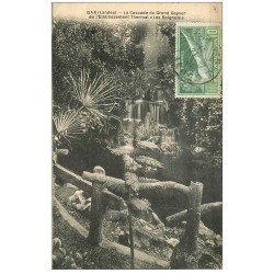 carte postale ancienne 40 DAX. Cascade Grand Geyser