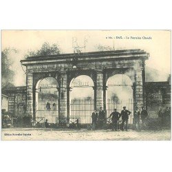 carte postale ancienne 40 DAX. Cyclistes Fontaine Chaude