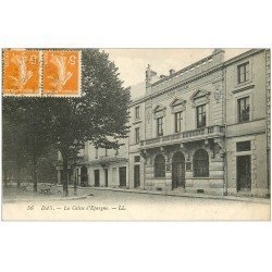 carte postale ancienne 40 DAX. La Caisse d'Epargne 1922