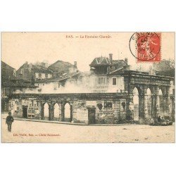 carte postale ancienne 40 DAX. La Fontaine Chaude 1907