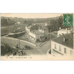 carte postale ancienne 40 DAX. Place du Sablar 1924