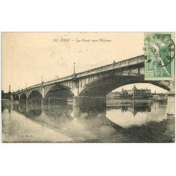 carte postale ancienne 40 DAX. Pont sur l'Adour