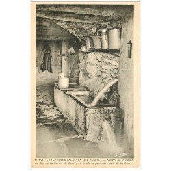 carte postale ancienne 07 LE GERBIER DES JONCS. Bac de la Ferme de Loire