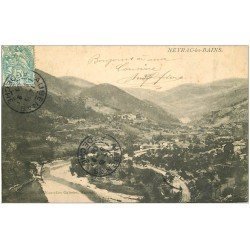 carte postale ancienne 07 NEYRAC-LES-BAINS 1906