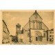 carte postale ancienne 40 SAINT-SEVER-SUR-ADOUR. Eglise Rue des Arceaux