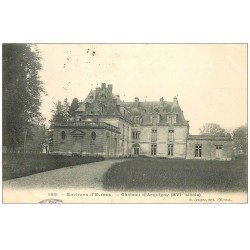 carte postale ancienne 27 ACQUIGNY. Le Château 1906
