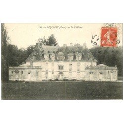 carte postale ancienne 27 ACQUIGNY. Le Château 1909