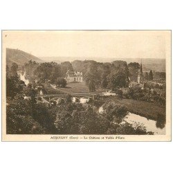 carte postale ancienne 27 ACQUIGNY. Le Château 1936