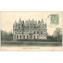 carte postale ancienne 27 AMBENAY. Château de l'Hermite 1907