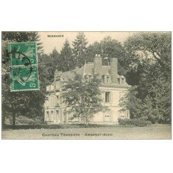 carte postale ancienne 27 AMBENAY. Château Transière 1914