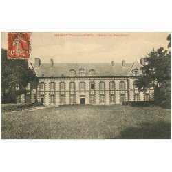 carte postale ancienne 27 AMFREVILLE-SOUS-LES-MONTS. Château des des Deux Amants 1913