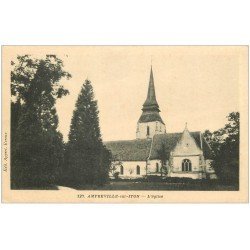 carte postale ancienne 27 AMFREVILLE-SUR-ITON. Eglise