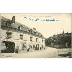 carte postale ancienne 27 BEAUMONT-LE-ROGER. Hôtel du Lion d'Or