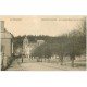 carte postale ancienne 27 BEAUMONT-LE-ROGER. Rue de la Gare Grande Place