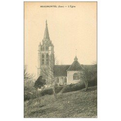 carte postale ancienne 27 BEAUMONTEL. L'Eglise