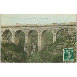 carte postale ancienne 07 PRIVAS. Pont des Mines