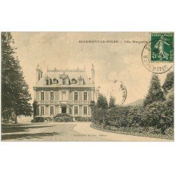 carte postale ancienne 27 BEAUMONT-LE-ROGER. Villa Marguerite 1908