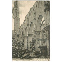 carte postale ancienne 02 BERRY-AU-BAC. L'Eglise après bombardement 1917