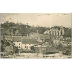 carte postale ancienne 27 BEAUMONT-LE-ROGER. Vue Abbaye 1908