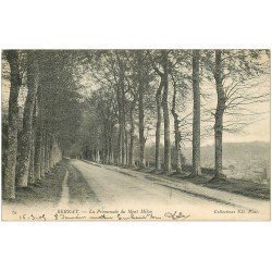 carte postale ancienne 27 BERNAY. 1905 Promenade du Mont Milon