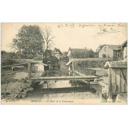 carte postale ancienne 27 BERNAY. Charentonne les Bords 1905