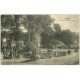 carte postale ancienne 27 BERNAY. Jardin Public avec son Gardien 1915