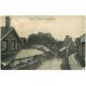 carte postale ancienne 27 BERNAY. Lavoir sur la Charentonne. Tache et trous punaise