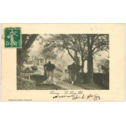 carte postale ancienne 27 BERNAY. Le Long Pré 1912