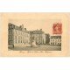 carte postale ancienne 27 BERNAY. Place Hôtel de Ville Hôtel et Sous Préfecture 1911 Café Lamare