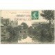 carte postale ancienne 27 BERNAY. Pont de Boucheville 1910 Hôtel du Cheval Blanc