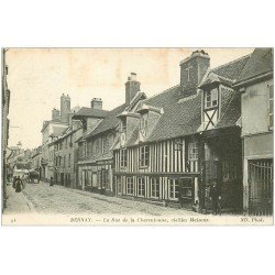 carte postale ancienne 27 BERNAY. Rue de la Charentonne vers 1911