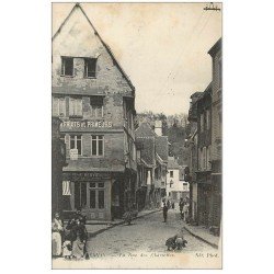 carte postale ancienne 27 BERNAY. Rue des Charrettes Hervieu primeur