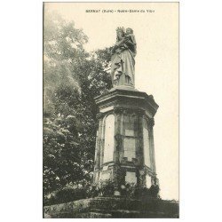 carte postale ancienne 27 BERNAY. Statue Notre-Dame du Voeu