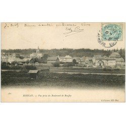 carte postale ancienne 27 BERNAY. Vue prise du Boulevard de Bouffey 1905