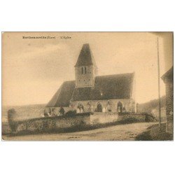 carte postale ancienne 27 BERTHENONVILLE. L'Eglise en l'état...