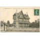 carte postale ancienne 27 BEUZEVILLE. Chalet Lemonnier (Le Petit Clos) 1909 Route Pont-l'Evêqu