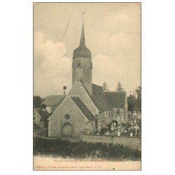 carte postale ancienne 27 BOISARNAULT. L'Eglise et Cimetière