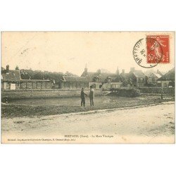 carte postale ancienne 27 BRETEUIL. La Mare Vinaigre 1913