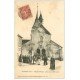 carte postale ancienne 27 BRETEUIL. Sortie Eglise Saint-Sulpice 1906