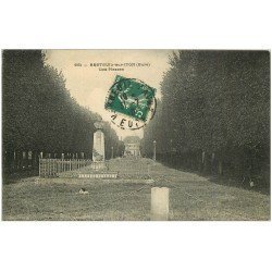 carte postale ancienne 27 BRETEUIL-SUR-ITON. Les Plesses 1910