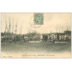 carte postale ancienne 27 BREUILPONT. Vue d'ensemble 1905