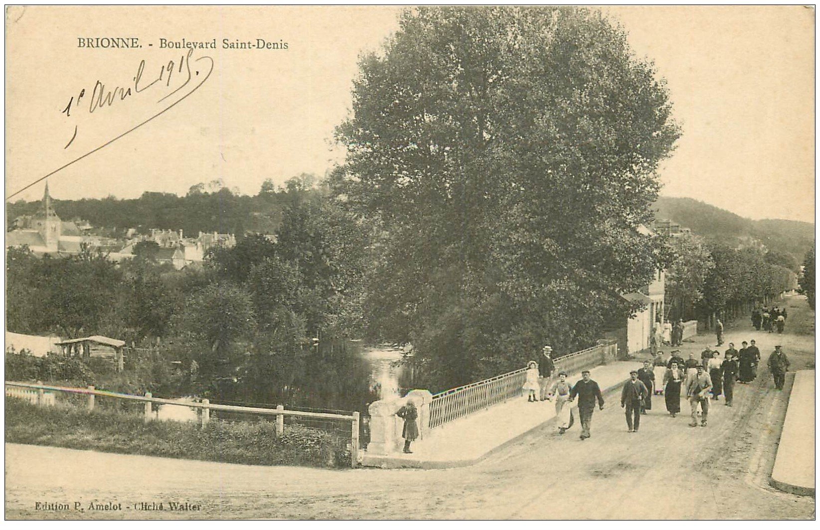 27 BRIONNE. Boulevard Saint-Denis 1915