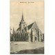 carte postale ancienne 27 BRIONNE. Eglise Saint-Martin animation