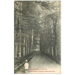 carte postale ancienne 27 BROGLIE. Enfants au Parc