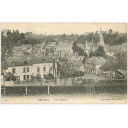 carte postale ancienne 27 BROGLIE. Vue générale