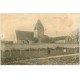 carte postale ancienne 27 BUEIL. L'Eglise avec personnage